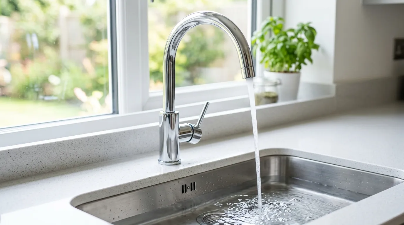 Local Plumbing Master Pros same day plumber fixing a faucet in DeWitt, MI